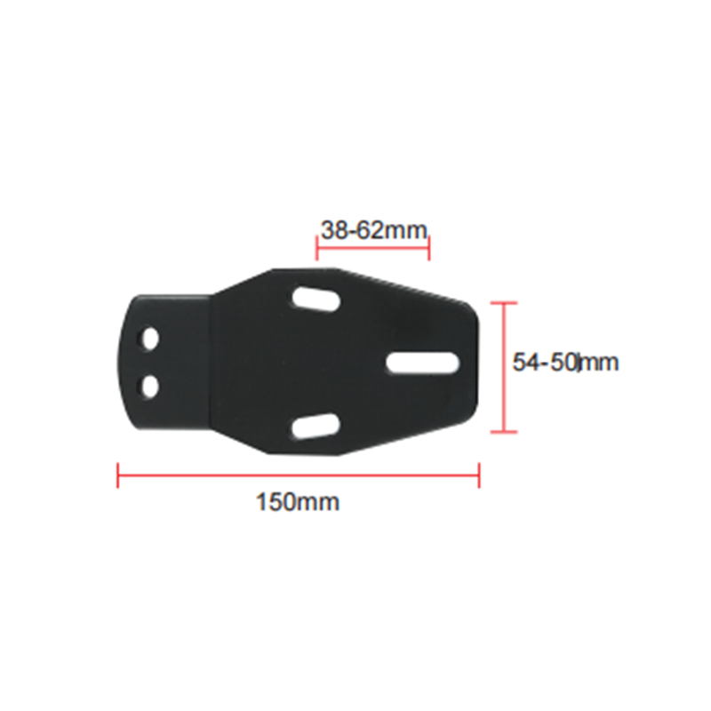 385,2 g Piatta di ferro Piatto incorporato Accessori per bracciori Accessori Piatto inferiore Piastra in acciaio 3 fori A-01
