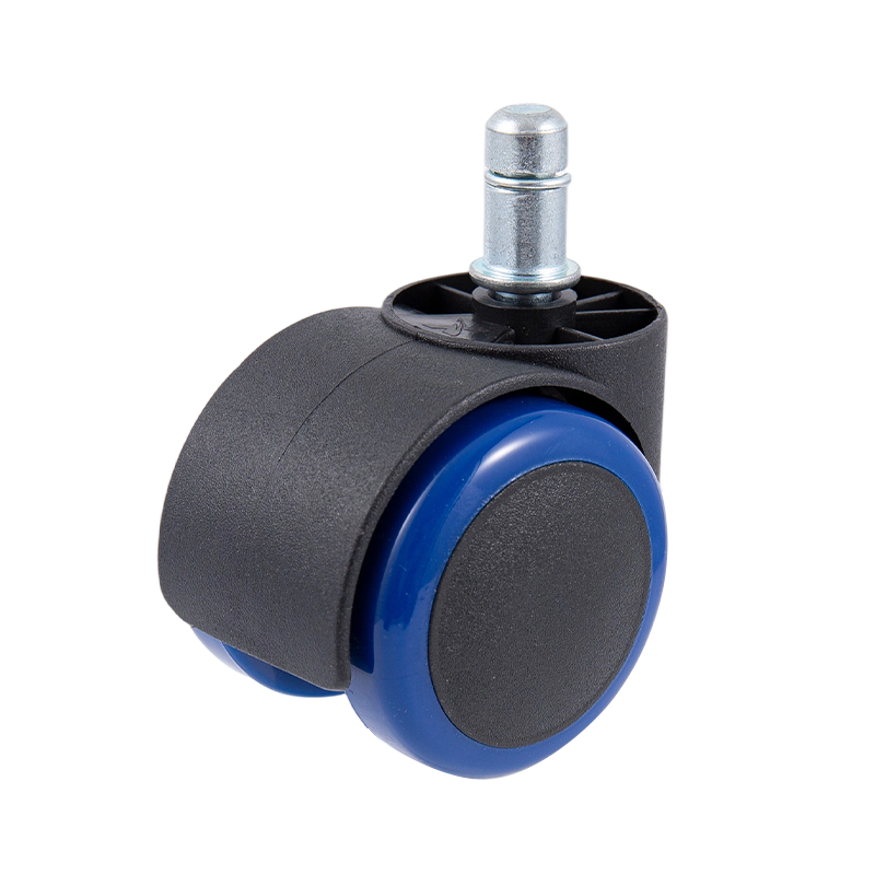 50/38 Accessori per incantanti universali della ruota PU nera e blu per sedie da ufficio