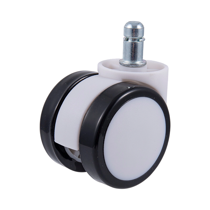 60/32 sedia da ufficio a ruote PU Bianco bianco, sedia da gioco, sedia a maglie universali accessori per caster