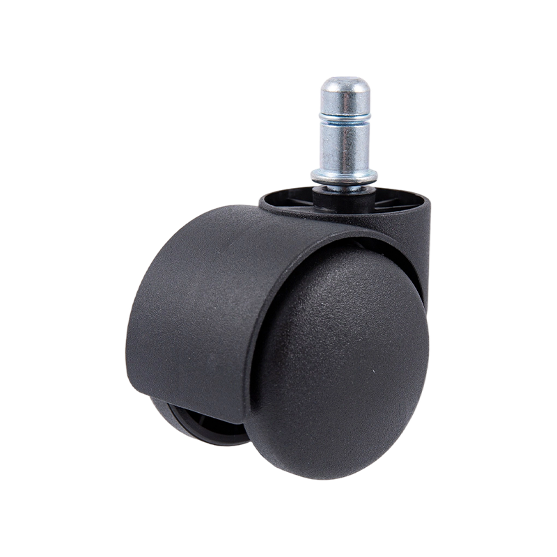 50/38 Accessori per caster universali della sedia della ruota a spina nera