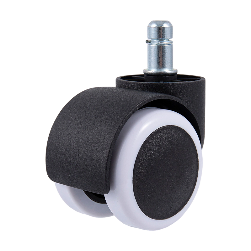 50/38 Accessori per incantanti universali della ruota PU Black-White per sedie da ufficio