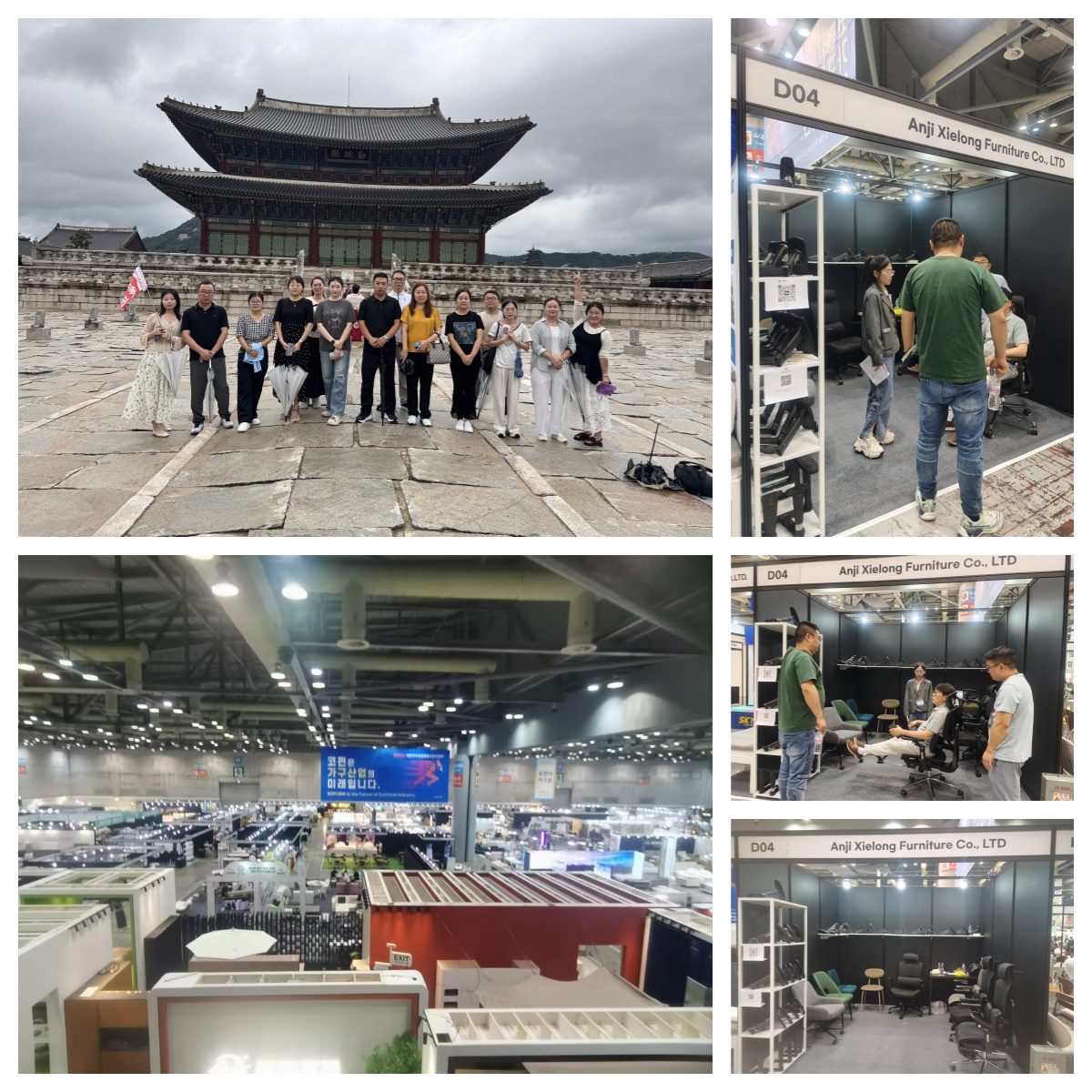 Anji Xielong Furniture ha fatto un'apparizione meravigliosa alla 33a Corea International Furniture Fair